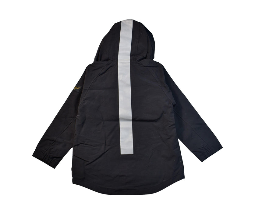 A Black Lightweight Jackets from Finger in the Nose in size 4T for boy. (Back View)