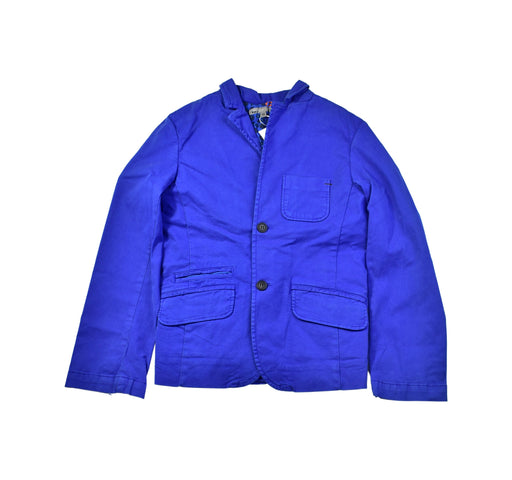 A Blue Lightweight Jackets from Bonpoint in size 10Y for boy. (Front View)