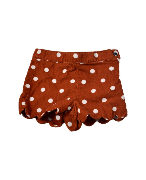 A Brown Shorts from Jacadi in size 3-6M for girl. (Front View)