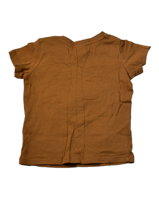 A Brown Short Sleeve T Shirts from Seed in size 0-3M for boy. (Back View)
