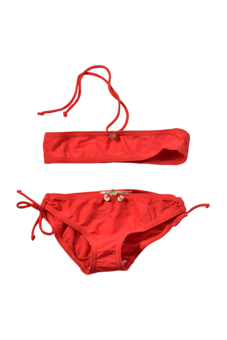A Red Bikinis from Bonpoint in size 3T for women. (Front View)