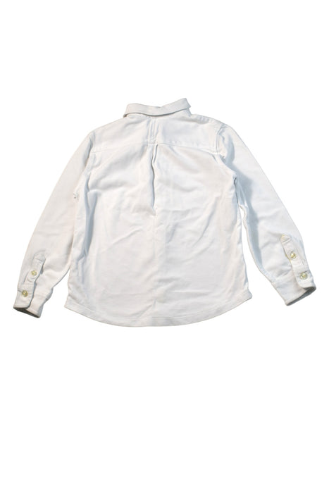 A White Long Sleeve Polos from Polo Ralph Lauren in size 6T for neutral. (Back View)