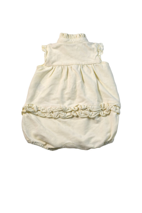 A White Sleeveless Rompers from Ralph Lauren in size 6-12M for girl. (Back View)