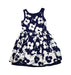 A Navy Sleeveless Dresses from J by Jasper Conran in size 12Y for girl. (Back View)