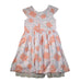 A Pink Sleeveless Dresses from Petit Bateau in size 10Y for girl. (Back View)