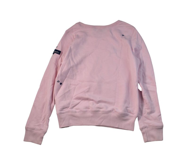 A Pink Crewneck Sweatshirts from Polo Ralph Lauren in size 12Y for girl. (Back View)
