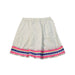 A White Mid Skirts from Crewcuts in size 12Y for girl. (Back View)