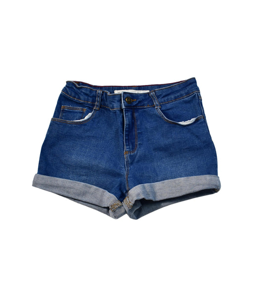 A Blue Shorts from Monoprix in size 10Y for girl. (Front View)