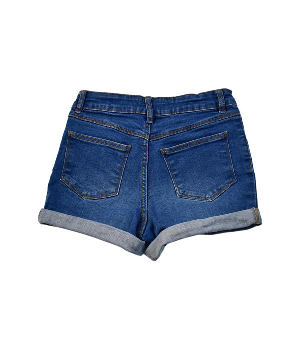 A Blue Shorts from Monoprix in size 10Y for girl. (Back View)