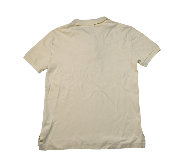 A Ivory Short Sleeve Polos from Polo Ralph Lauren in size 7Y for neutral. (Back View)