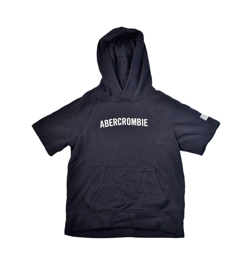 A Black Hoodie from Abercrombie  in size 9Y for boy. (Front View)