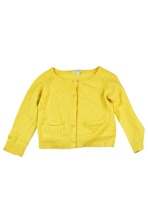 A Yellow Cardigans from Jacadi in size 2T for girl. (Front View)