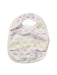 A White Bibs from Aden & Anais in size O/S for neutral. (Front View)