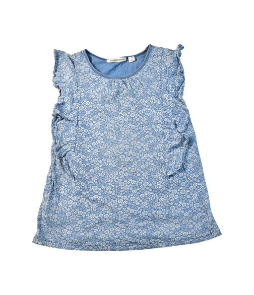 A Blue Sleeveless Tops from Country Road in size 10Y for girl. (Front View)