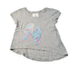 A Grey Short Sleeve Tops from Gingersnaps in size 12Y for girl. (Front View)