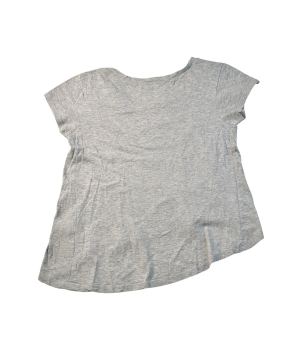 A Grey Short Sleeve Tops from Gingersnaps in size 12Y for girl. (Back View)