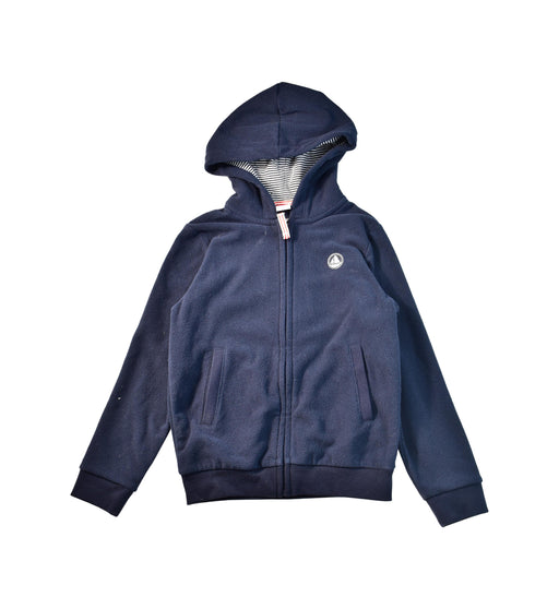 A Navy Lightweight Jackets from Petit Bateau in size 8Y for neutral. (Front View)