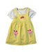 A White Overall Sets from Boden in size 3-6M for girl. (Front View)