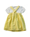 A White Overall Sets from Boden in size 3-6M for girl. (Back View)