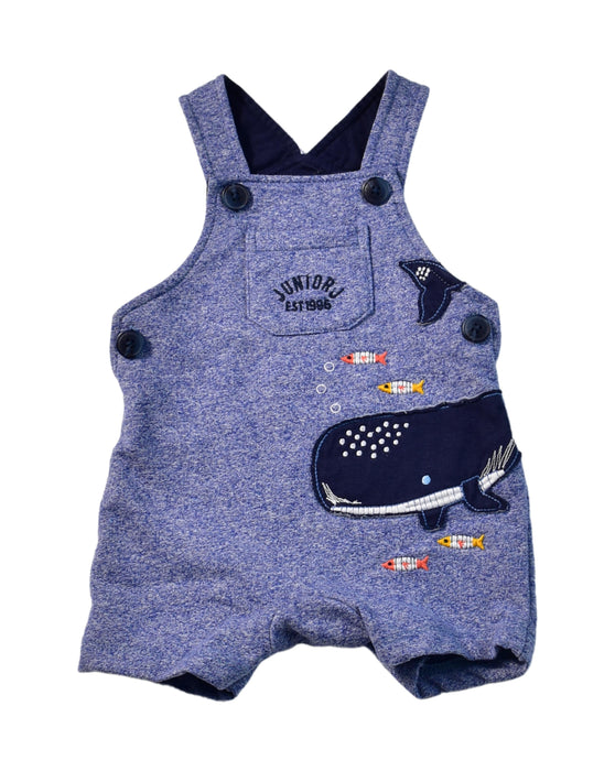 A Blue Overall Shorts from J by Jasper Conran in size 0-3M for boy. (Front View)