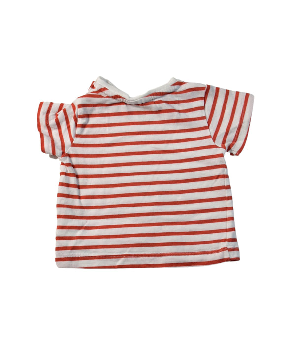 A Red Short Sleeve T Shirts from J by Jasper Conran in size 0-3M for boy. (Back View)