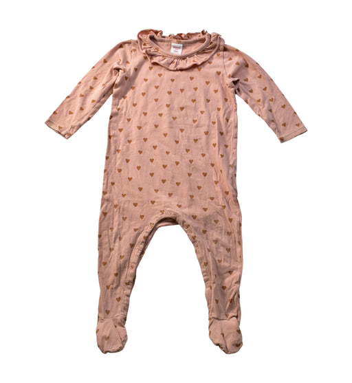 A Pink Long Sleeve Jumpsuits from Seed in size 12-18M for girl. (Front View)
