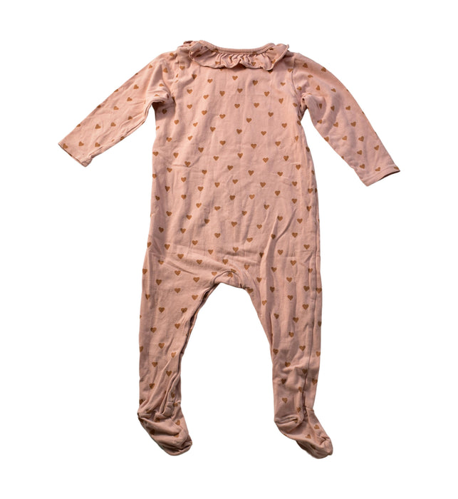A Pink Long Sleeve Jumpsuits from Seed in size 12-18M for girl. (Back View)