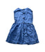 A Blue Sleeveless Dresses from Chateau de Sable in size 6T for girl. (Back View)