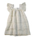 A White Cover Ups from Milly Minis in size 6T for girl. (Back View)