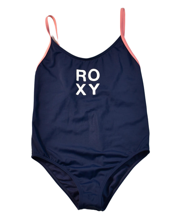 A Navy Swimsuits from Roxy in size 8Y for girl. (Front View)