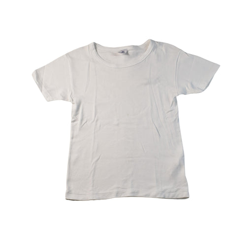 A White Short Sleeve T Shirts from Petit Bateau in size 10Y for neutral. (Front View)