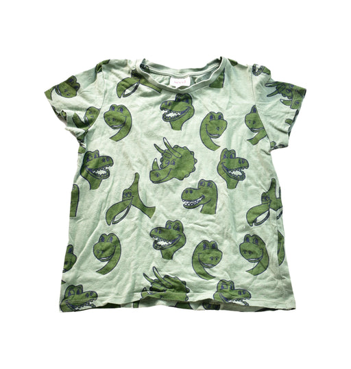 A Green Short Sleeve T Shirts from Seed in size 6T for boy. (Front View)