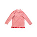 A Red Rash Guards from Plum in size 4T for girl. (Back View)