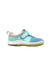 A Blue Sneakers from Combi in size 4T for boy. (Front View)