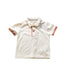 A White Short Sleeve Polos from Gingersnaps in size 3-6M for boy. (Front View)