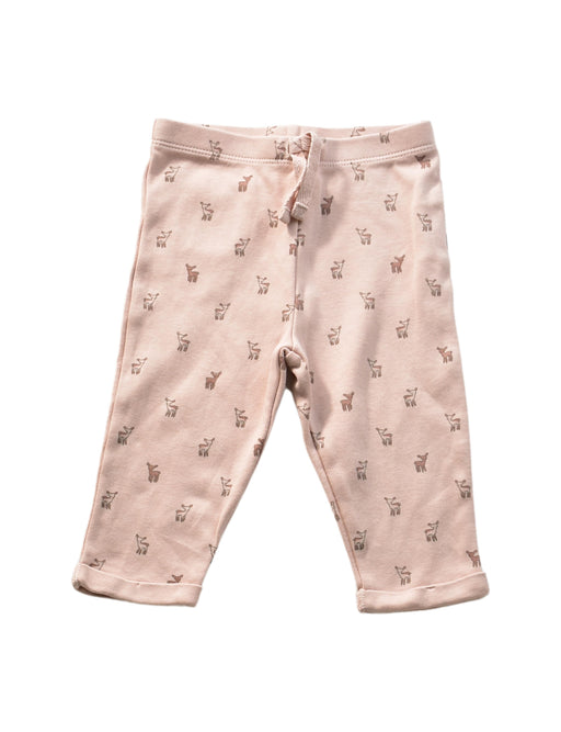 A Pink Leggings from Pehr in size 3-6M for neutral. (Front View)