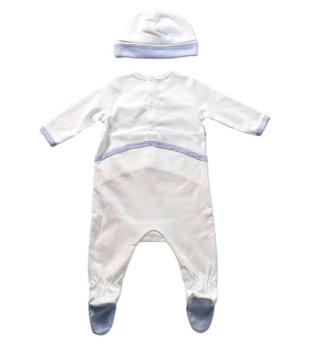 A Blue Gift Sets from Hugo Boss in size 0-3M for boy. (Back View)