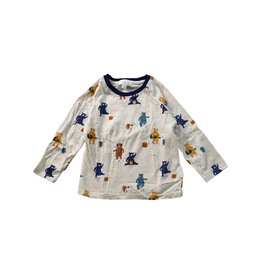 A Multicolour Long Sleeve Tops from Purebaby in size 18-24M for boy. (Front View)