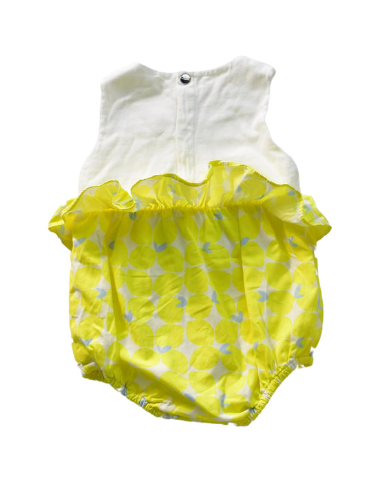 A White Sleeveless Bodysuits from Jacadi in size 6-12M for girl. (Back View)