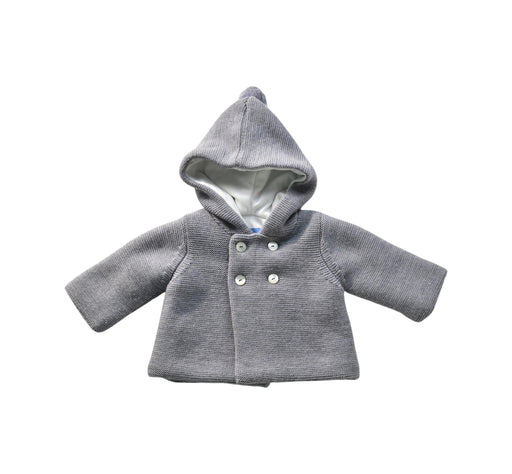 A Grey Lightweight Jackets from Jacadi in size 3-6M for boy. (Front View)