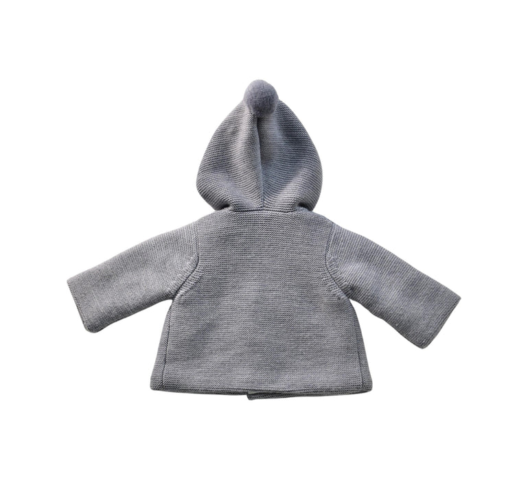 A Grey Lightweight Jackets from Jacadi in size 3-6M for boy. (Back View)