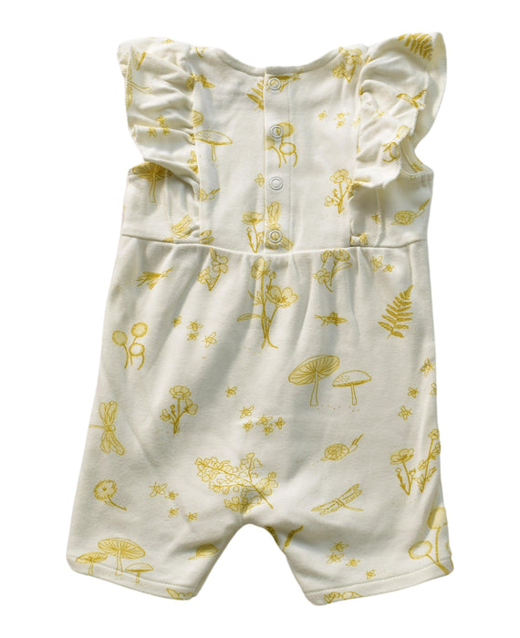 A White Jumpsuits from Pehr in size 0-3M for girl. (Back View)
