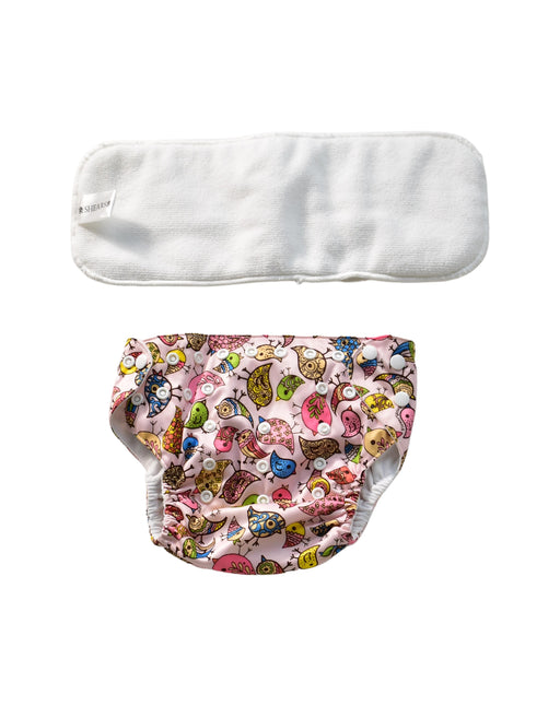 A Pink Cloth Diapers from Shears in size O/S for girl. (Front View)