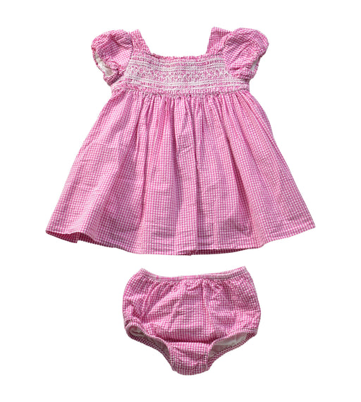 A Pink Dress Sets from Ralph Lauren in size 6-12M for girl. (Front View)