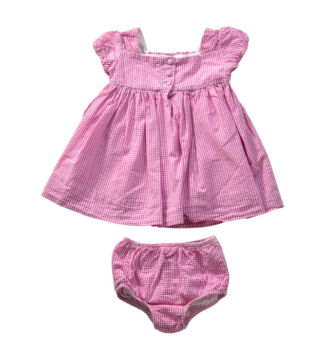 A Pink Dress Sets from Ralph Lauren in size 6-12M for girl. (Back View)