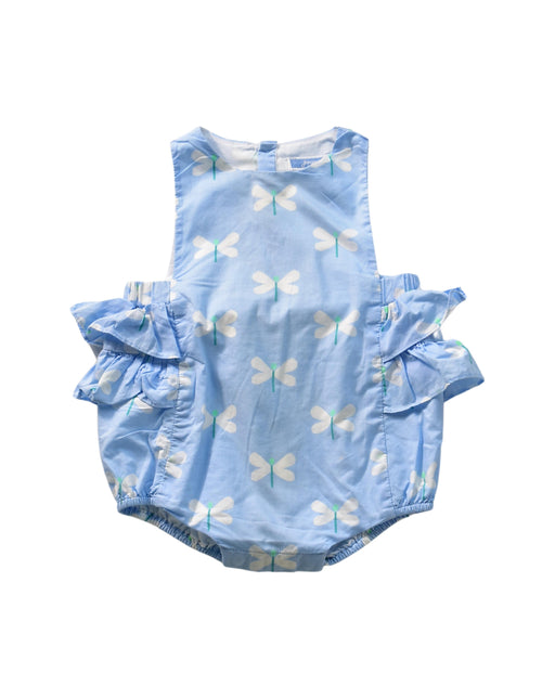 A Blue Long Sleeve Bodysuits from Jacadi in size 6-12M for girl. (Front View)