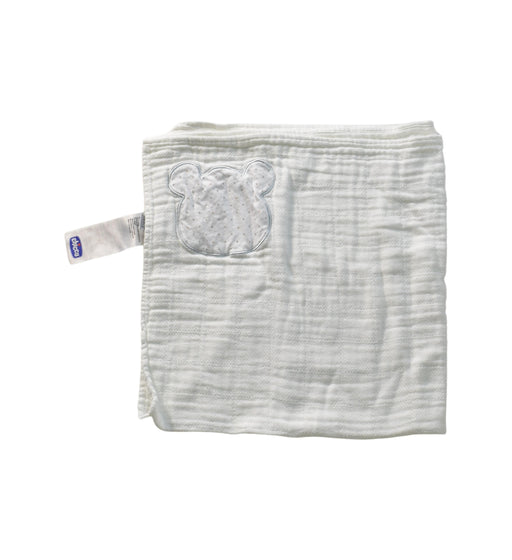 A White Blankets from Chicco in size O/S for neutral. (Front View)