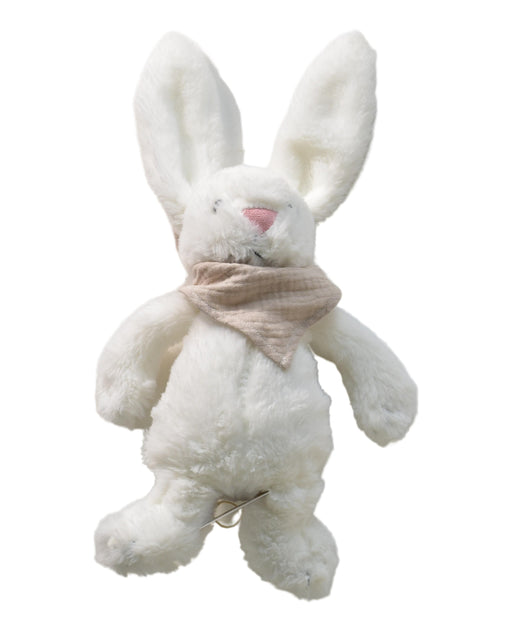 A White Soft Toys from Mimi et lulu in size O/S for neutral. (Front View)