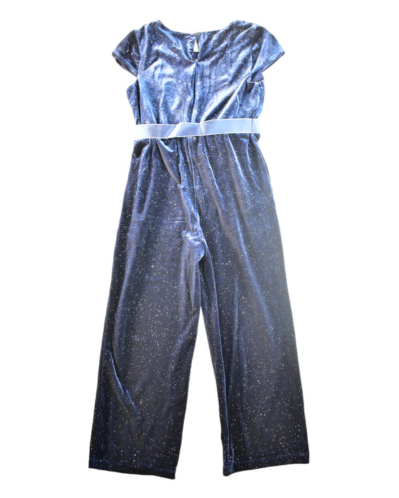 A Navy Jumpsuits from Monsoon in size 5T for girl. (Back View)