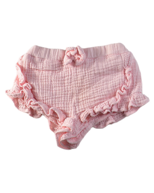 A Pink Shorts from Bébé by Minihaha in size 6-12M for girl. (Front View)